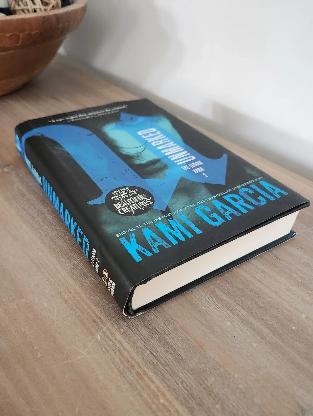 SIGNED Unmarked Kami Garcia The Legion Book 2 Hardcover Bookmark Teen Paranormal